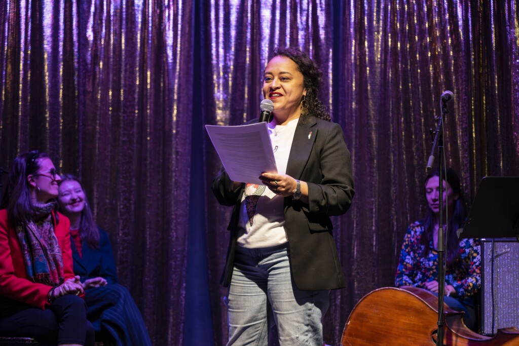 Mona Aglan bei der Laudatio